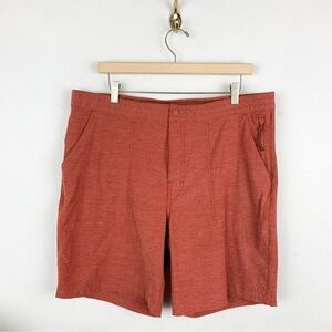 Alpine Design Men’s Rust Orange Hybrid Hiking Swim Shorts Sz 38